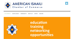 Desktop Screenshot of ismailichamber.org